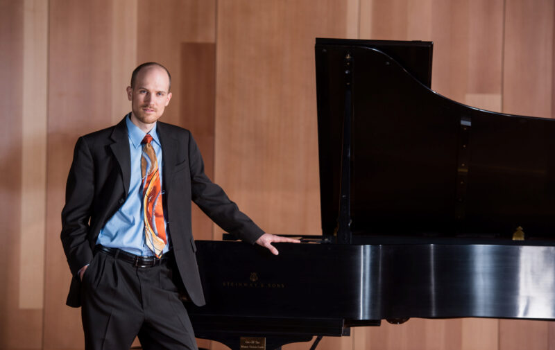 Ryan with piano