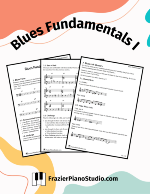 Blues Fundamentals I Flyer